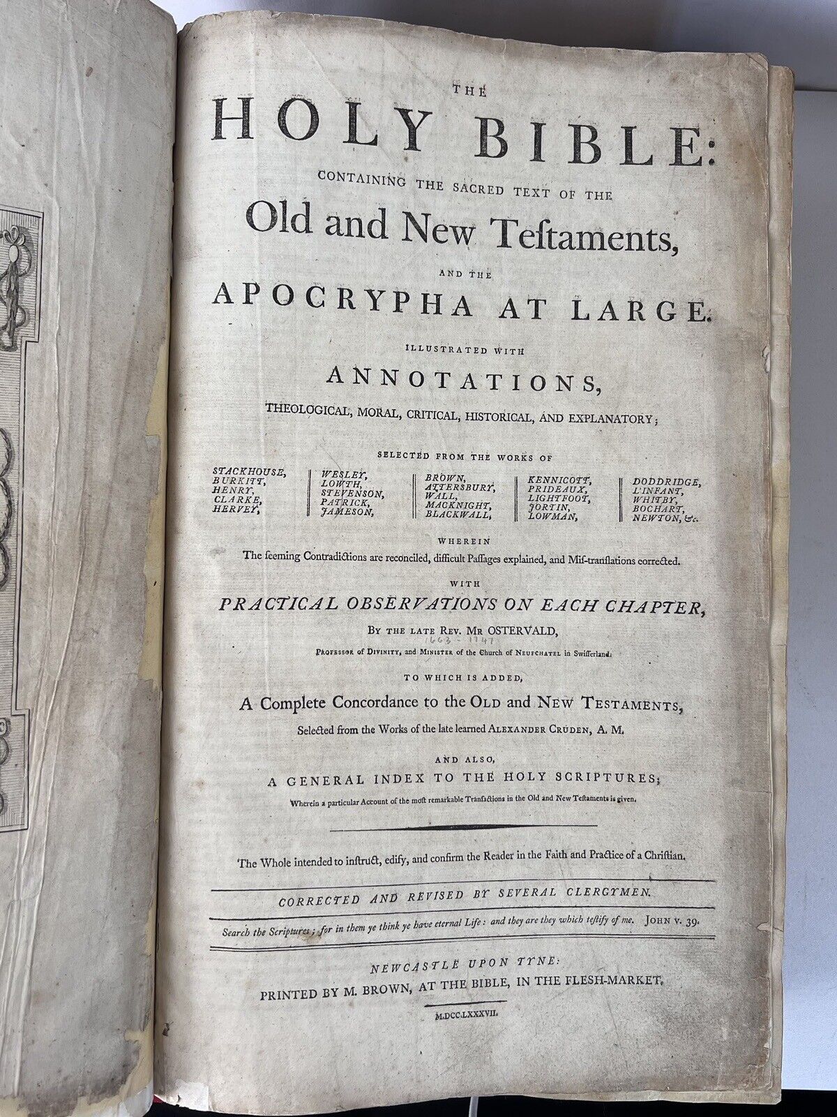 King James Bible 1787