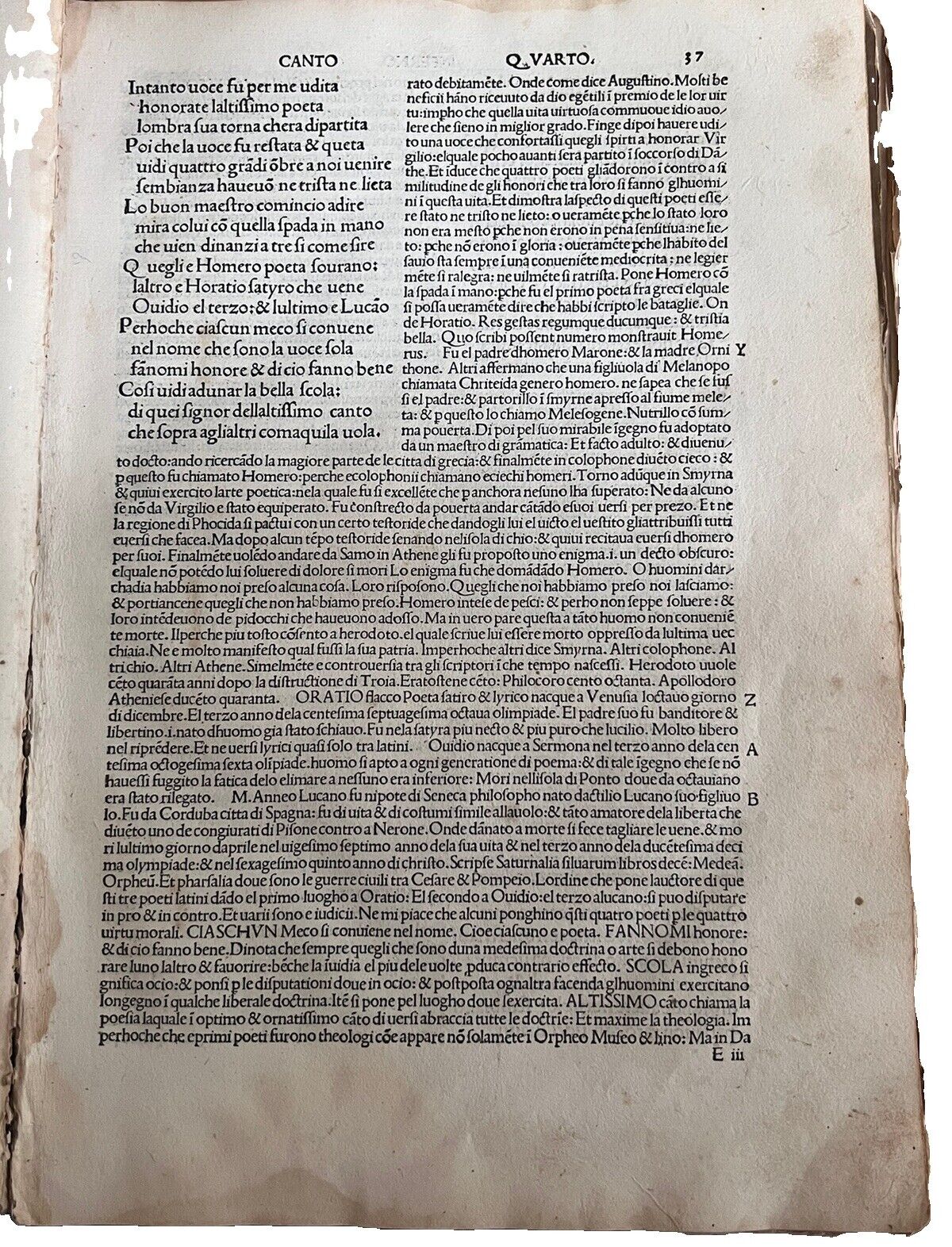 Dante's Divine Comedy 1491: An Incunable Dante