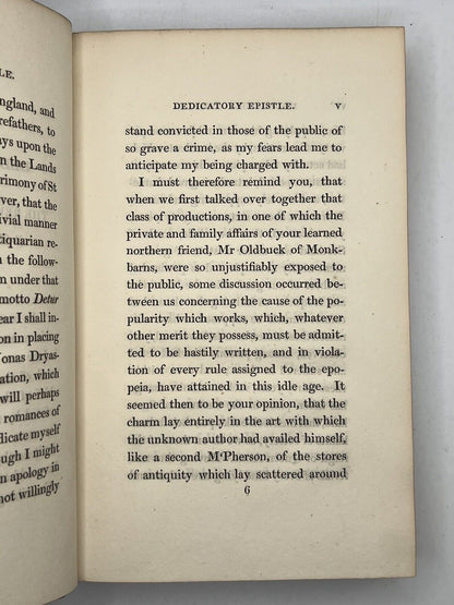 Ivanhoe by Sir Walter Scott 1820 First Edition First Impression