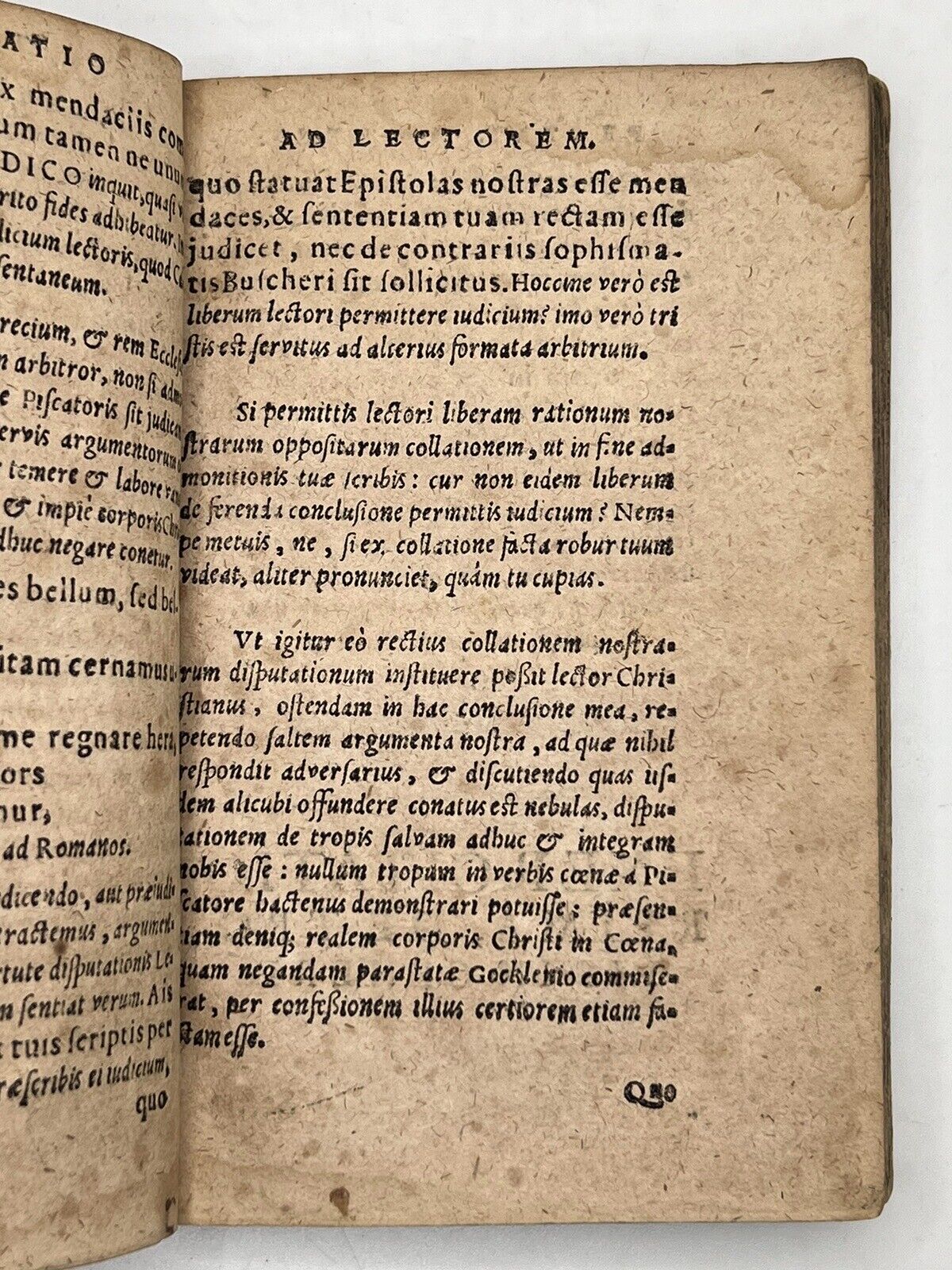 Exercitationum Theologicarum et Logicarum 1596