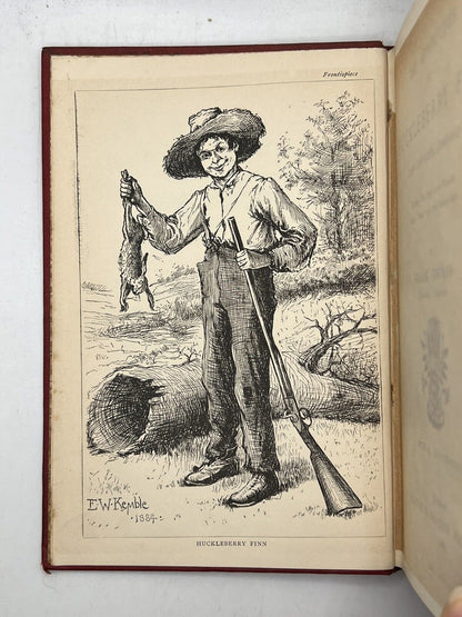 The Adventures of Huckleberry Finn by Mark Twain 1884 First Edition