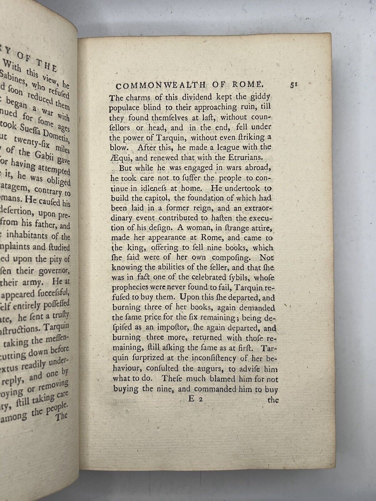 The History of Ancient Rome by Oliver Goldsmith 1769 First Edition