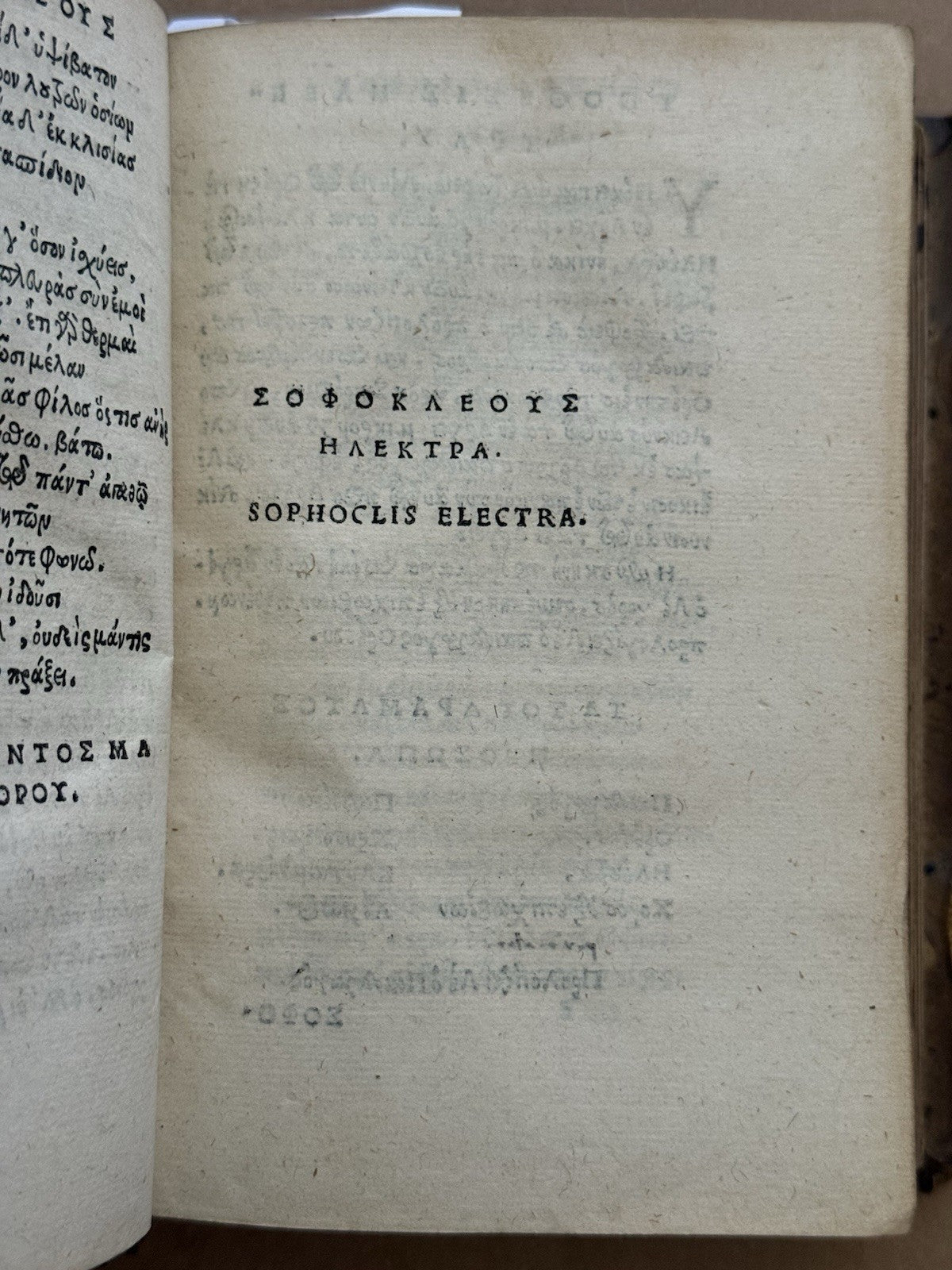 Sophocles Tragedies 1534