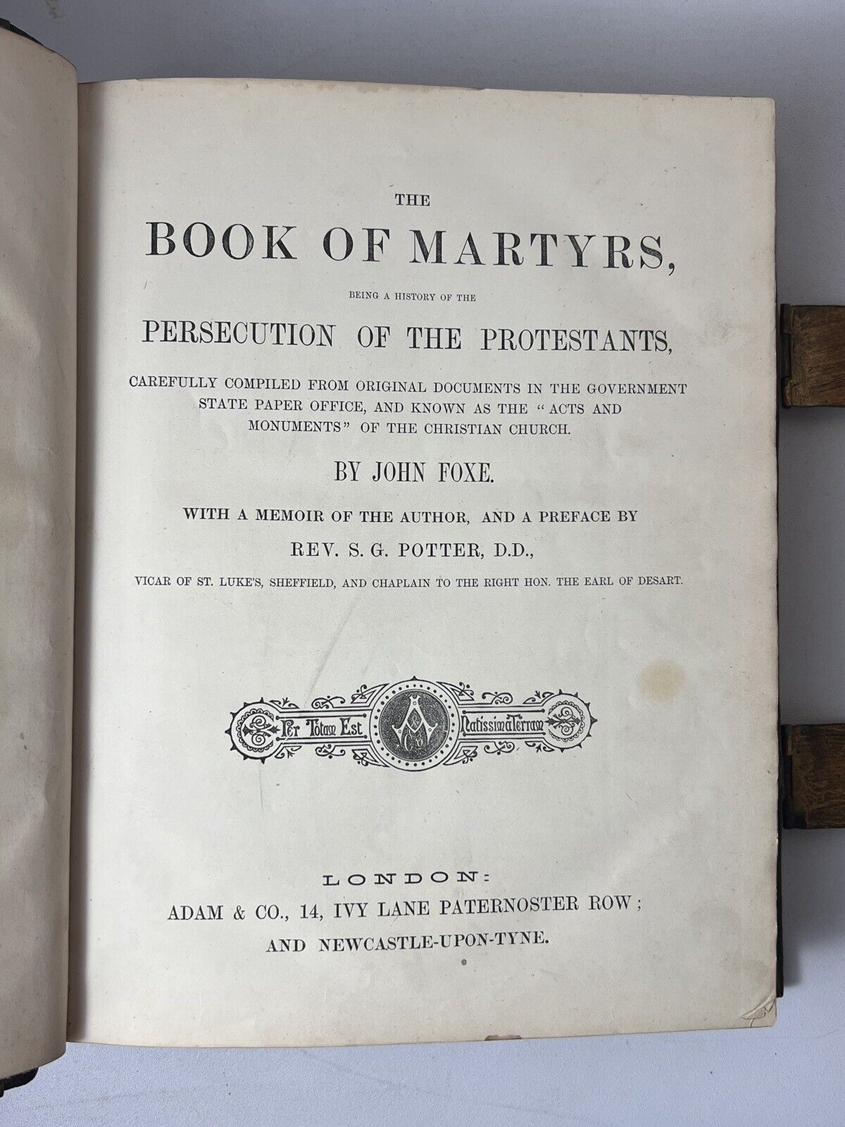 Foxe's Book of Martyrs 1873