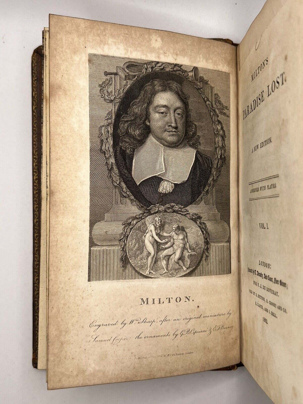 Paradise Lost by John Milton 1802 Illustrated Edition