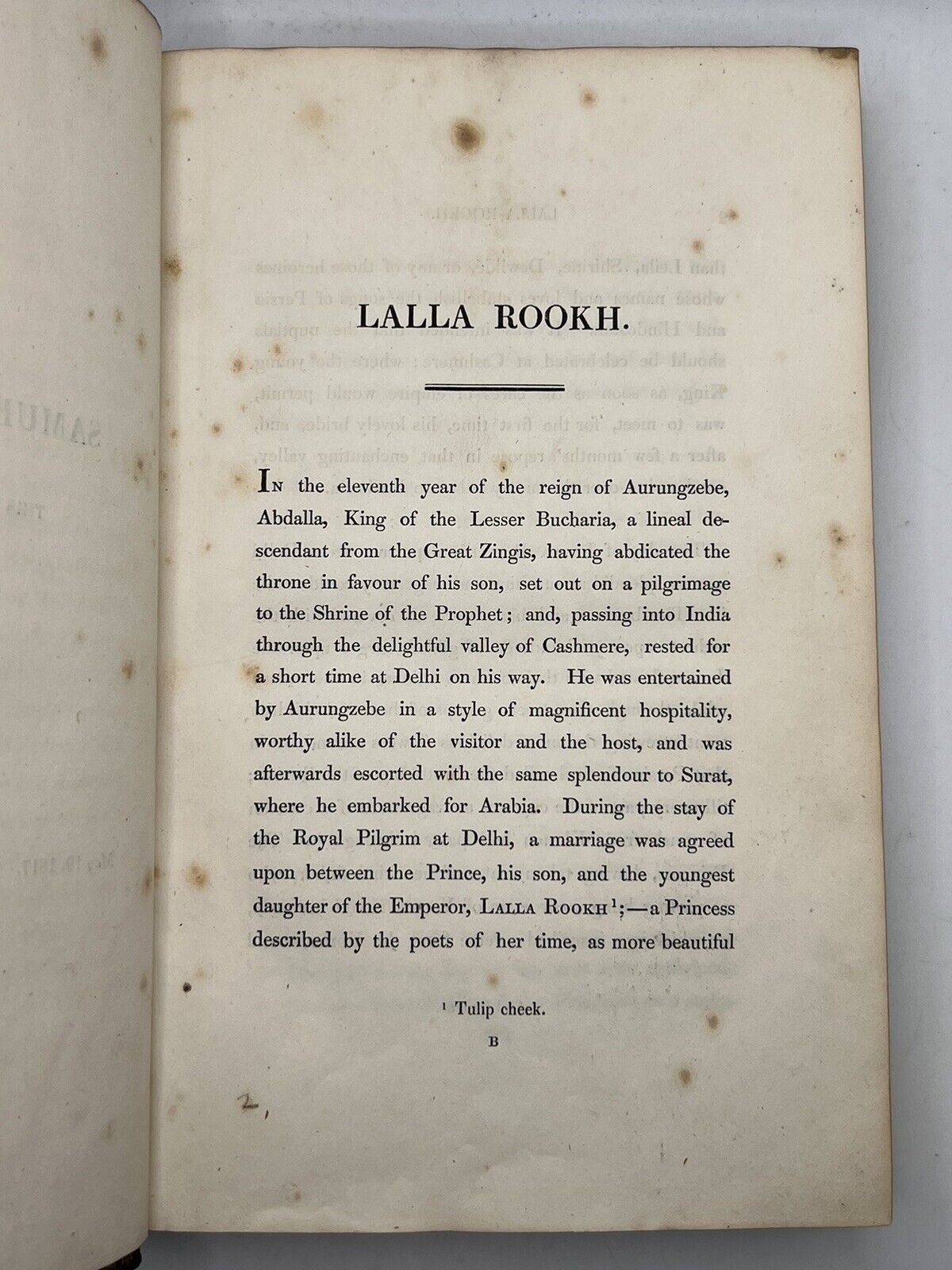 Lalla Rookh, an Oriental Romance by Thomas Moore 1826