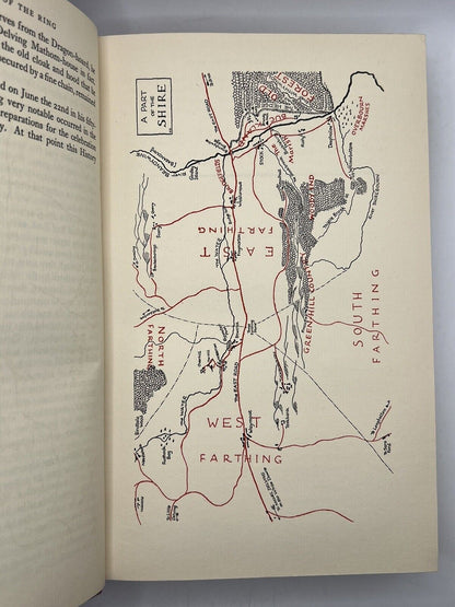 The Fellowship of the Ring by J.R.R. Tolkien 1954 First Edition Second Impression