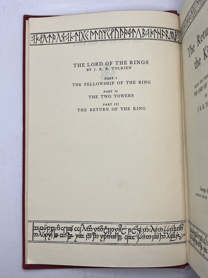 The Return of the King by J.R.R Tolkien 1955 First Edition First Impression