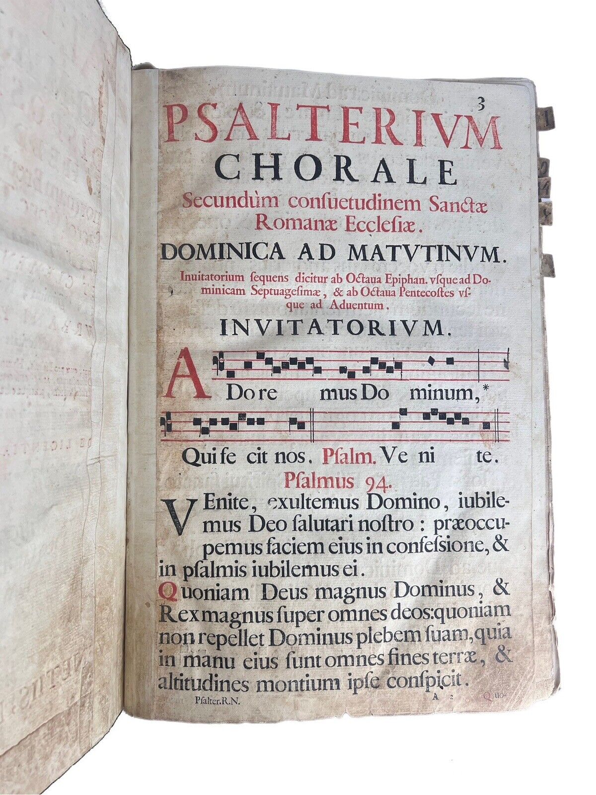 Psalterium Romanum 1683: A Beautiful Psalter