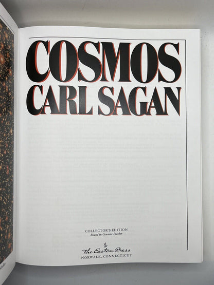 Cosmos by Carl Sagan 2002 Easton Press