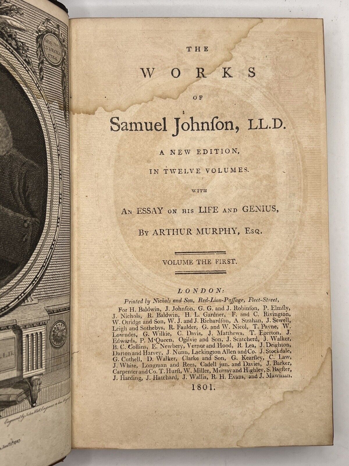 The Works of Samuel Johnson in 12 Vols 1801 The Arthur Murphy Edition