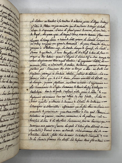 The Prophecies of Nostradamus c.1790 Handwritten Manuscript