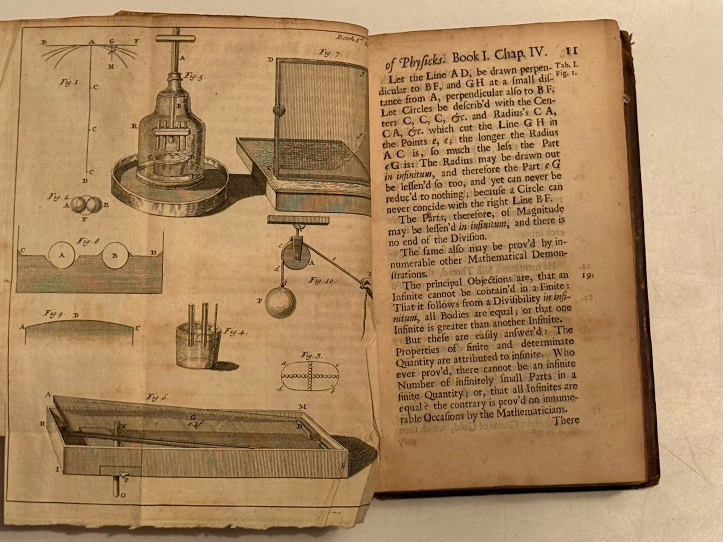 Gravesande on Isaac Newton's Principia Mathematica 1720 First Edition