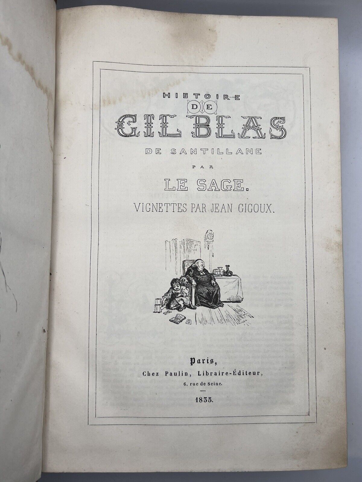 History of Gil Blas of Santillane by Alain-René Lesage 1835