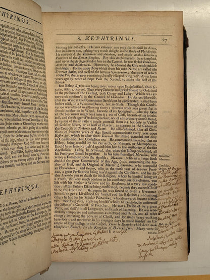 Platina's Lives of the Popes 1688 Second English Edition