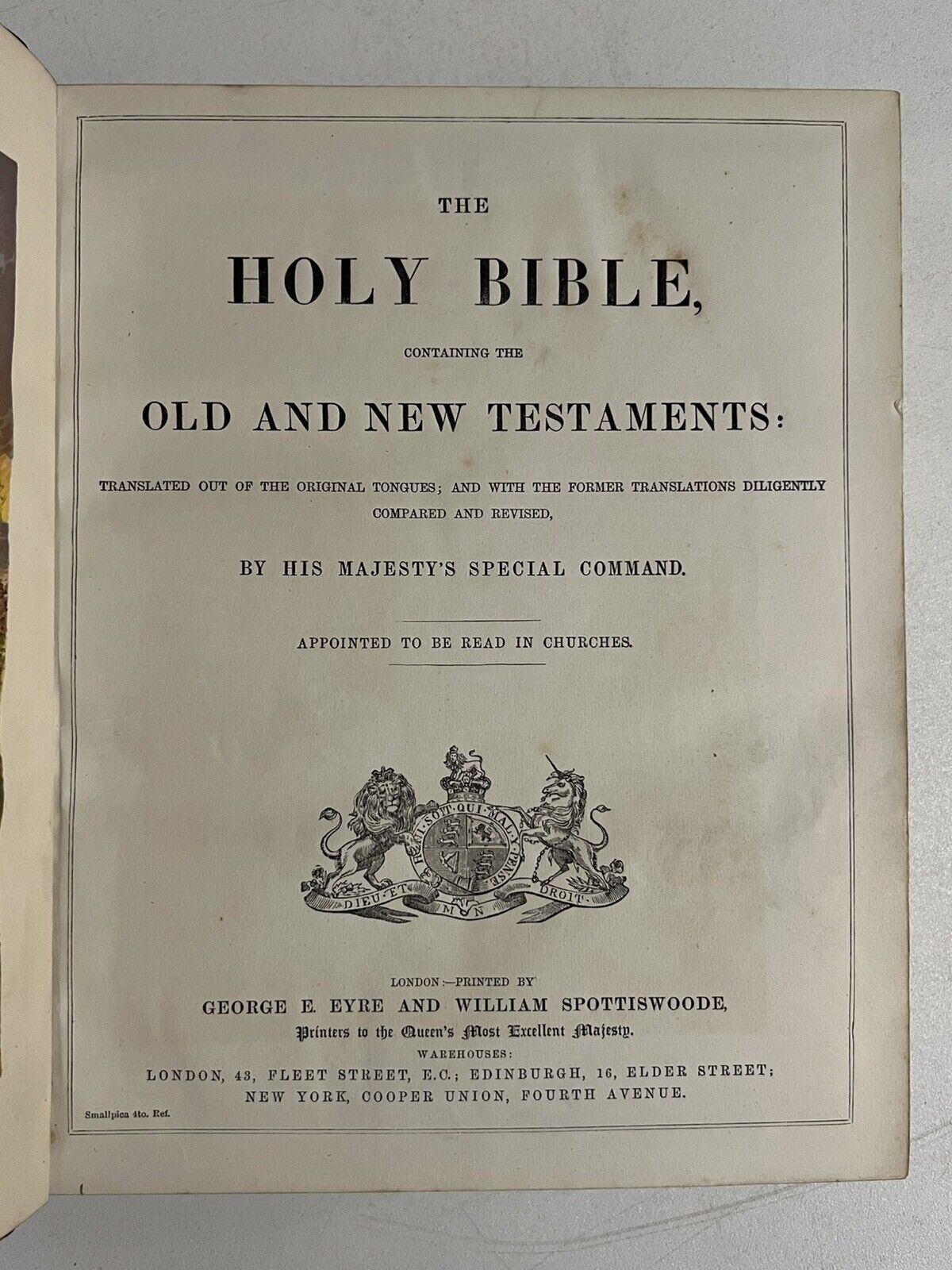 Antique King James Bible c.1870