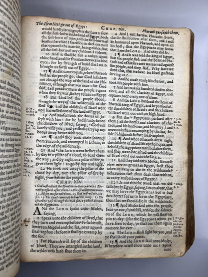 Antique King James Bible 1670; Cambridge Hayes Bible