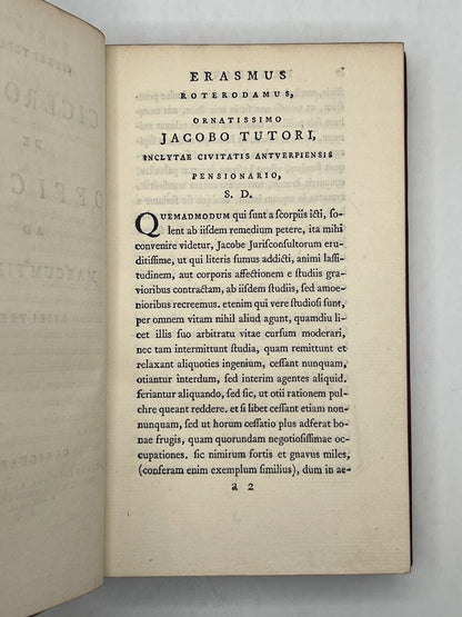 De Officiis by Cicero 1757 Foulis Press