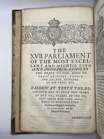 The Laws and Acts of Parliament of 1611