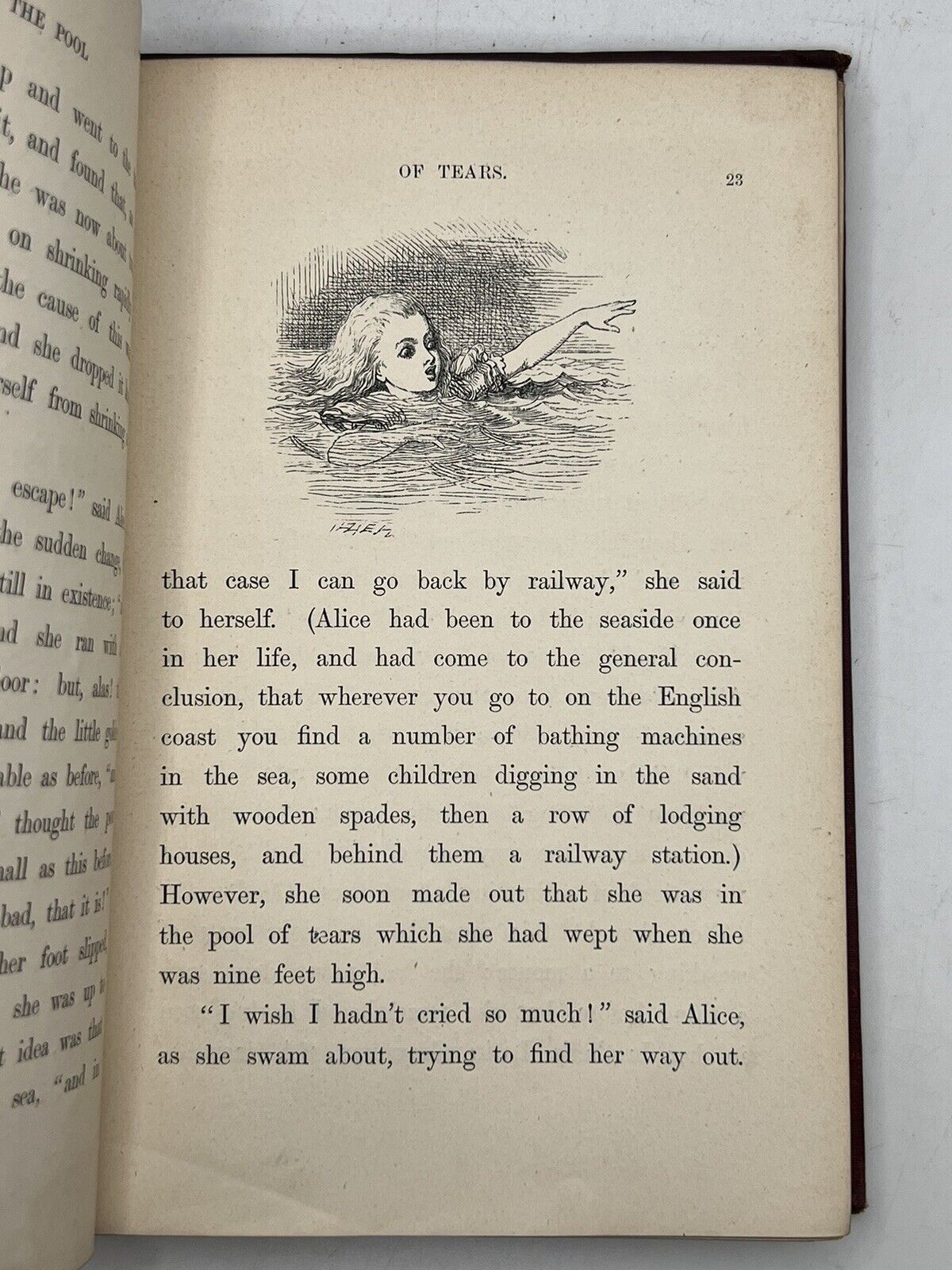 Alice in Wonderland by Lewis Carroll 1867 First Edition