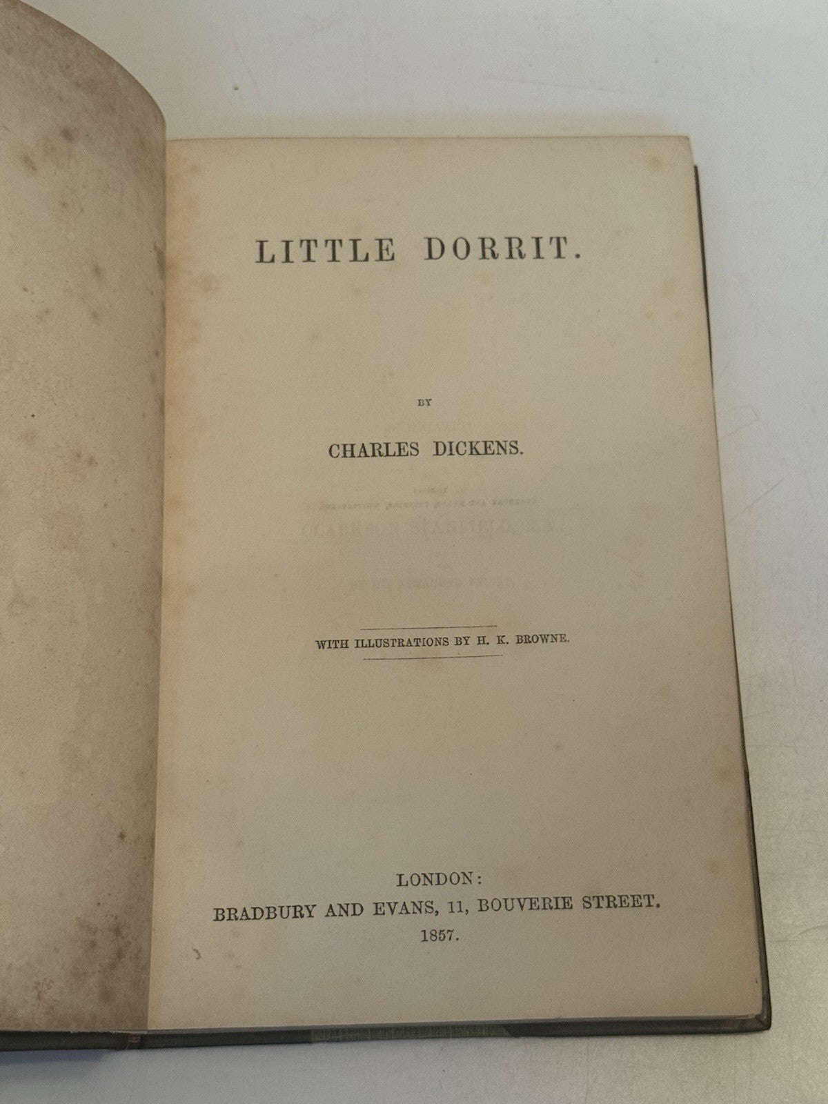 Little Dorrit by Charles Dickens 1857 First Edition