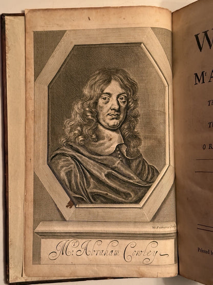 The Works of Abraham Cowley 1674-1689