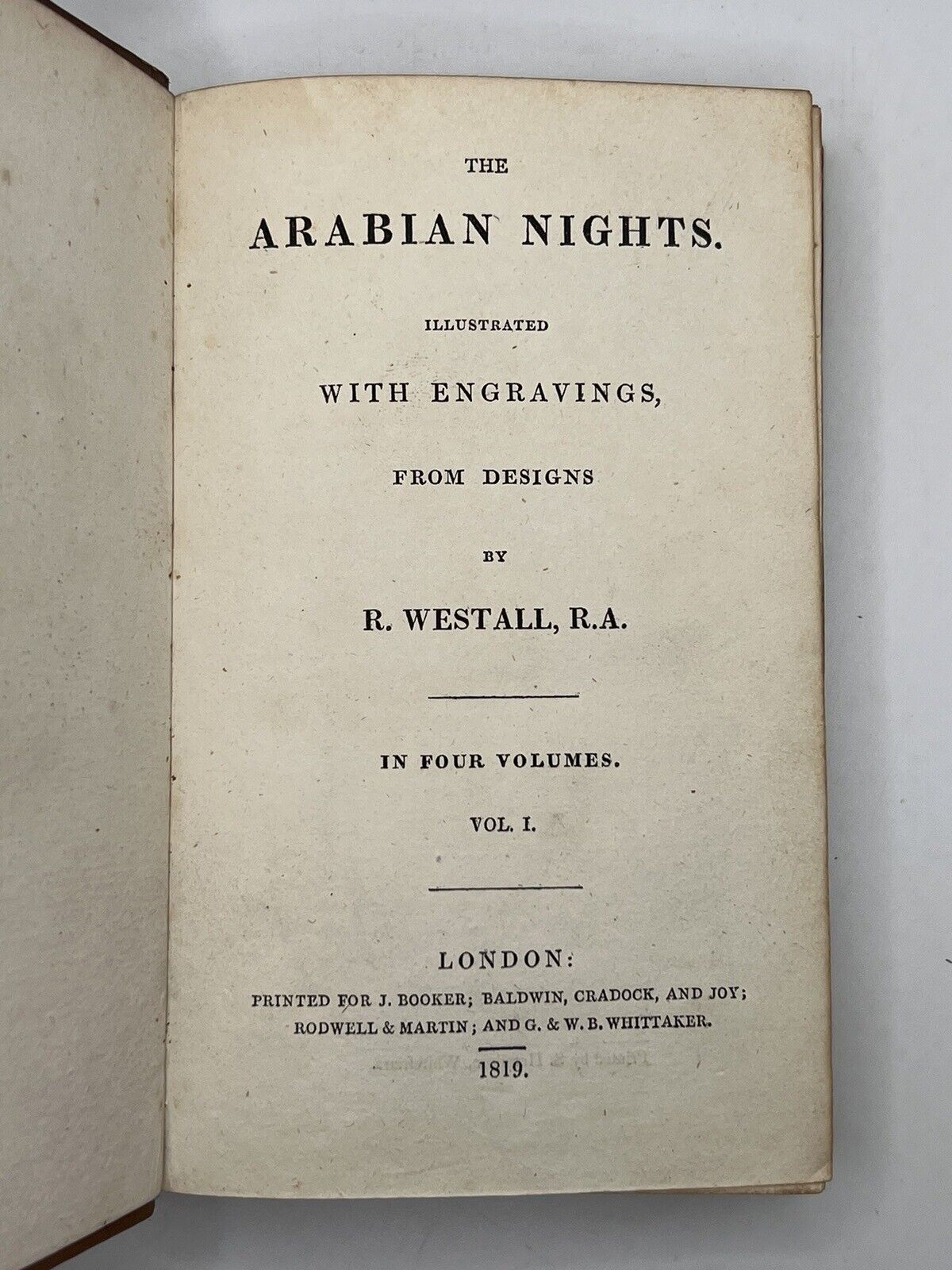 The Arabian Nights 1819 Westall Edition