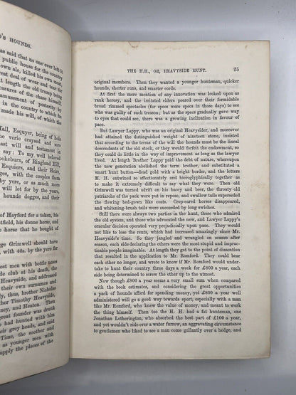 Mr. Facey Romford's Hounds By Robert Smith Surtees 1865 First Edition