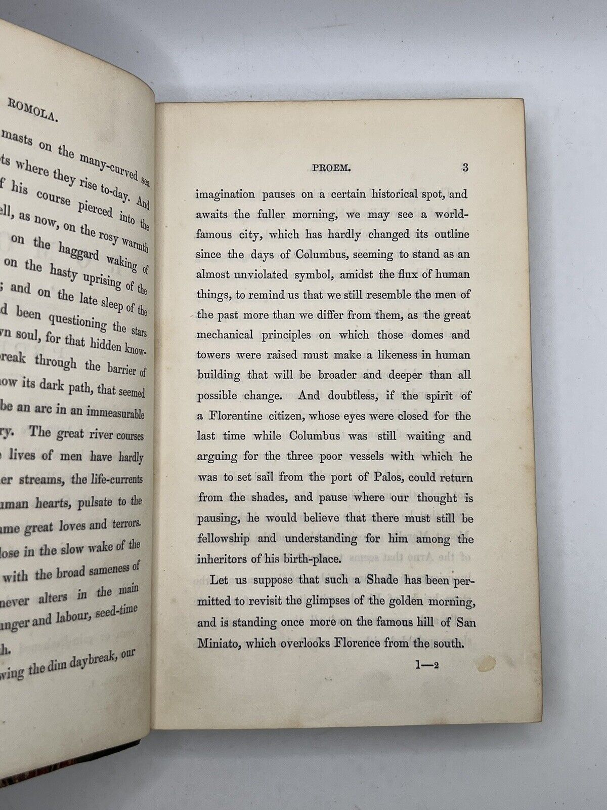 Romola by George Eliot 1863 First Edition