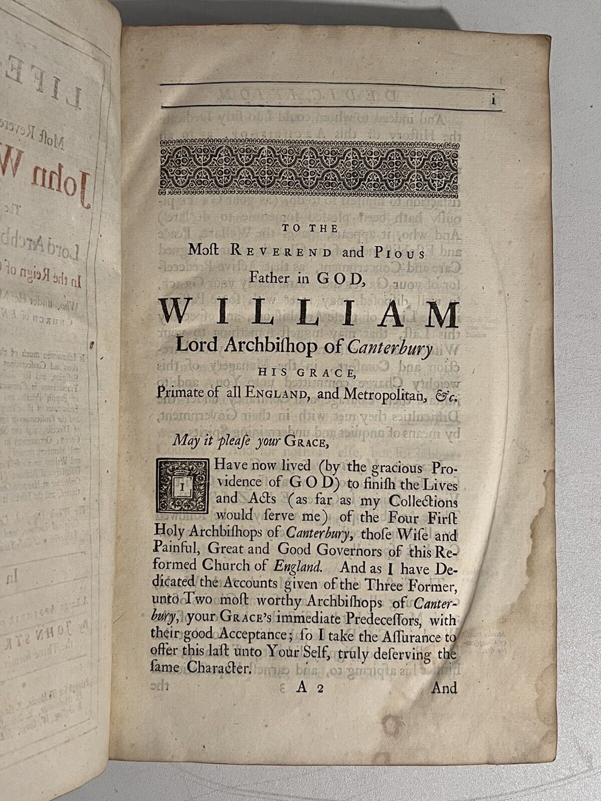 The Life and Acts of John Whitgift by John Strype 1718