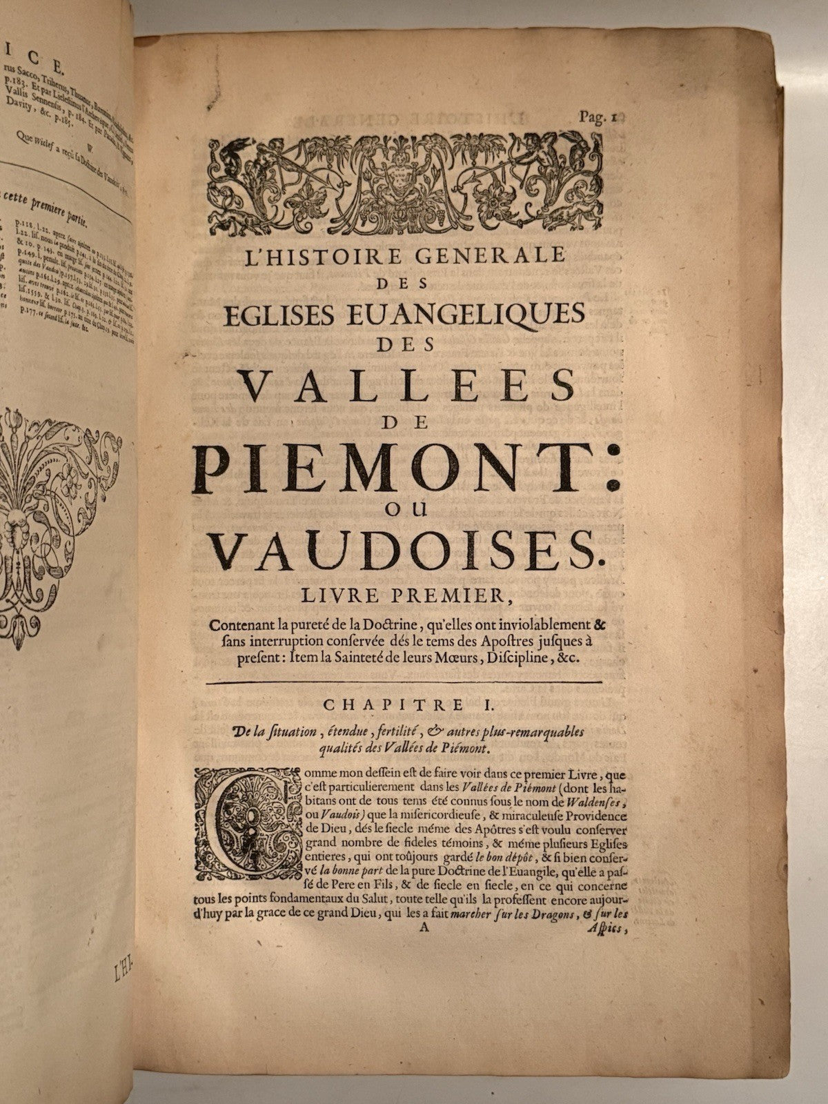 Jean Leger's History of the Waldensians 1669 First Edition