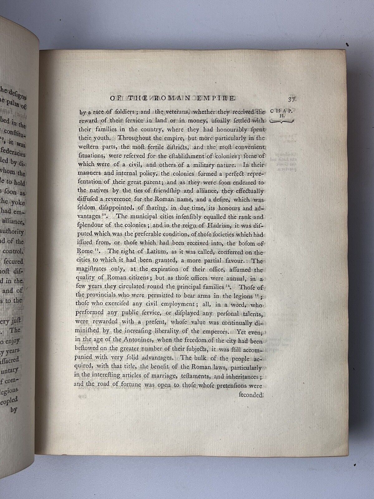 The Decline and Fall of the Roman Empire by Edward Gibbon 1776-88 First Edition