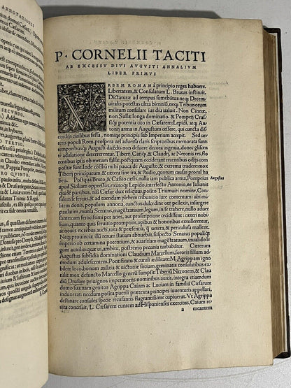 The Annals of Tacitus 1533 Froben