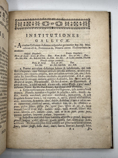 Weitenauer's Method for Learning Languages 1756 French, Italian, Spanish, Greek