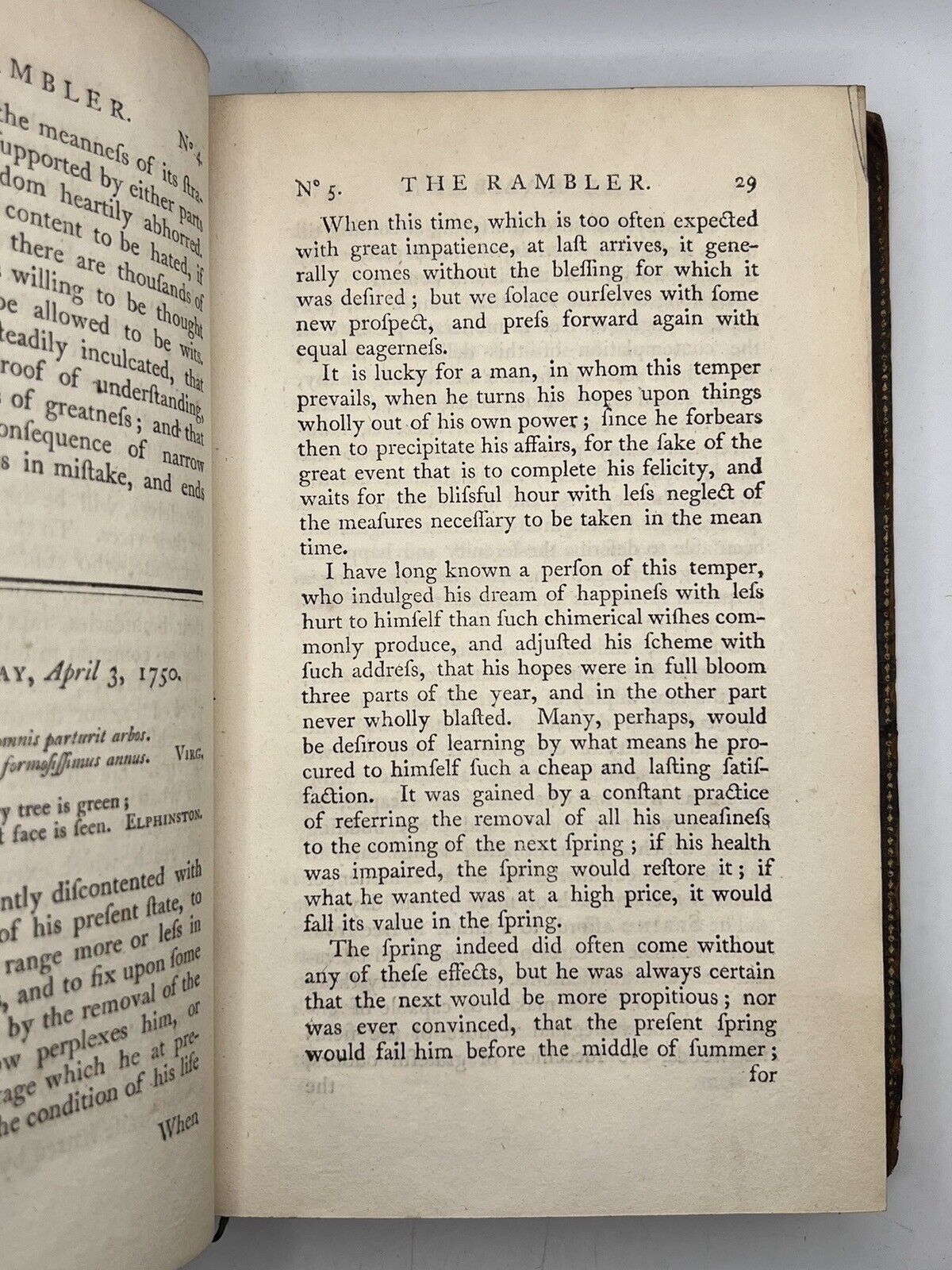 The Rambler by Samuel Johnson 1794