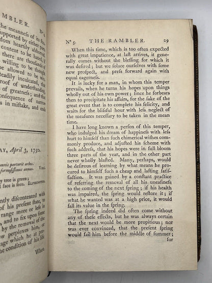 The Rambler by Samuel Johnson 1794