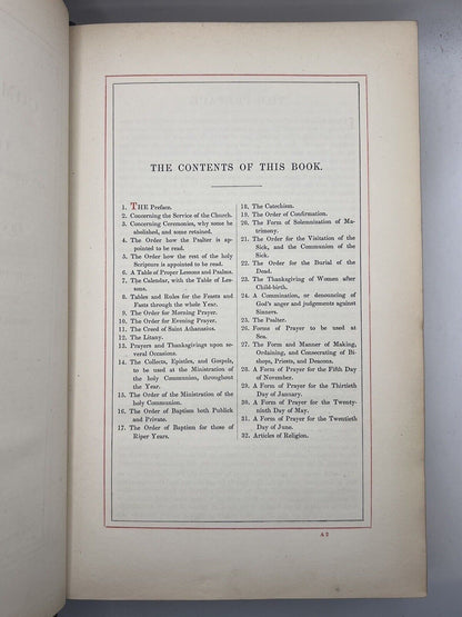 Antique Book of Common Prayer 1854