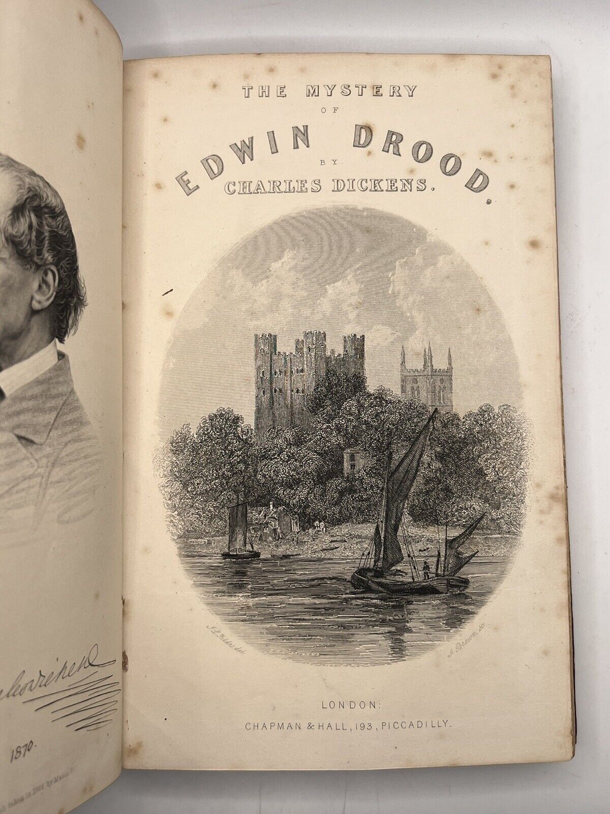 The Mystery of Edwin Drood by Charles Dickens 1870 First Edition from Original Parts