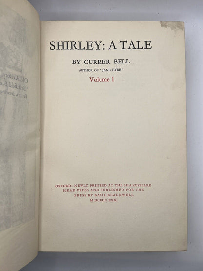 Shirley by Charlotte Bronte 1931