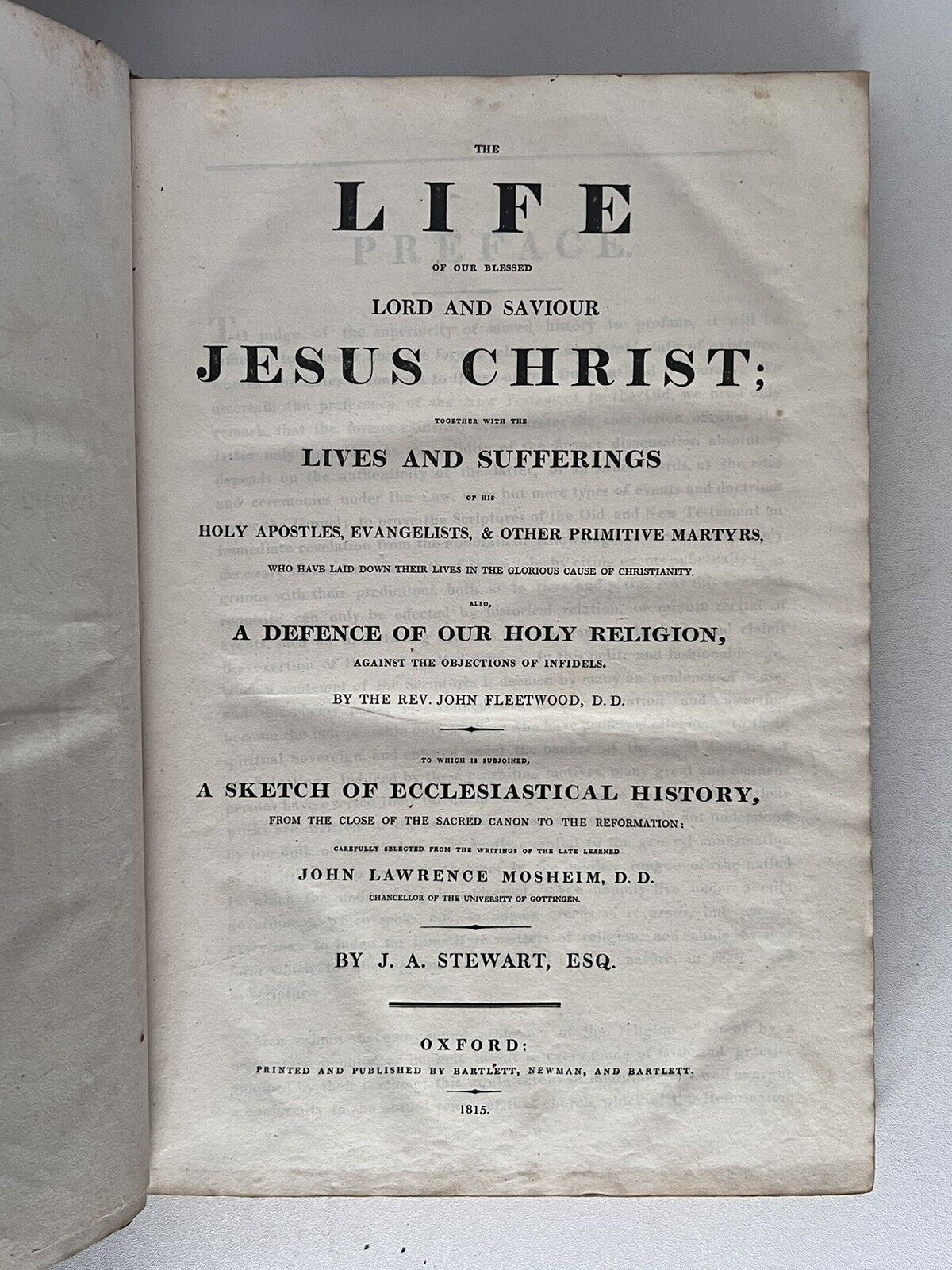 The Life of Jesus Chris & His Apostles 1815