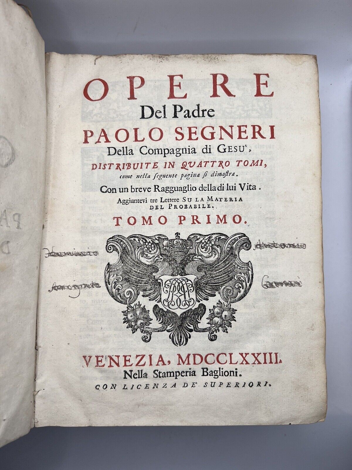 The Works of Paolo Segneri 1773