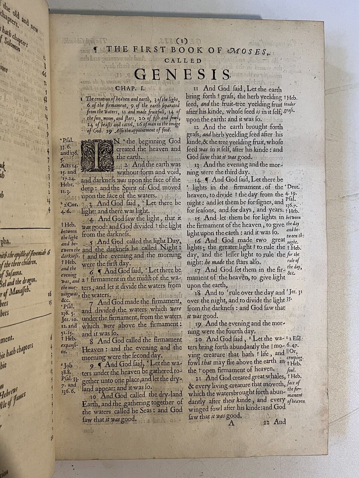 Antique King James Bible 1660