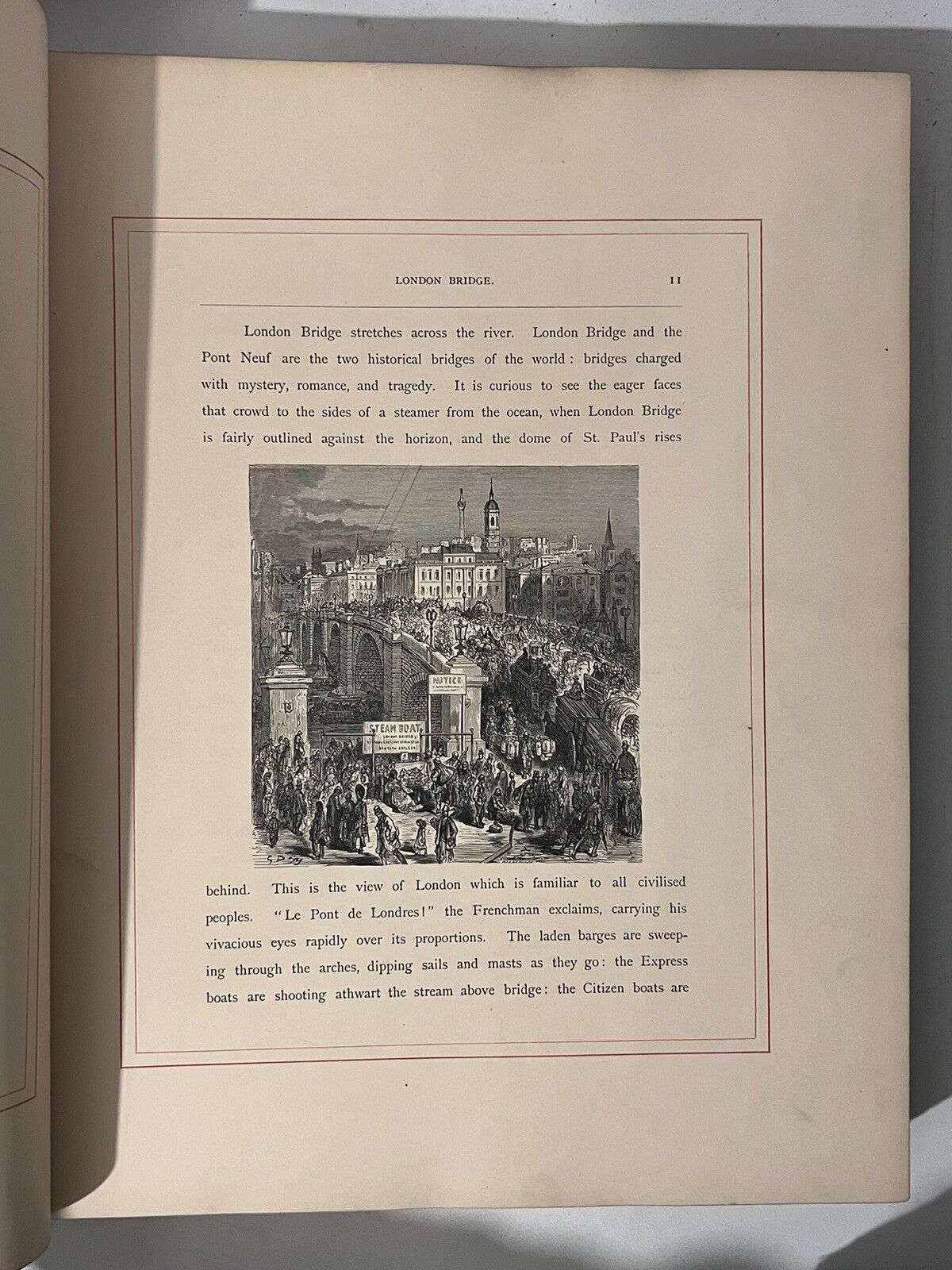 London by Gustave Dore 1872 First Edition