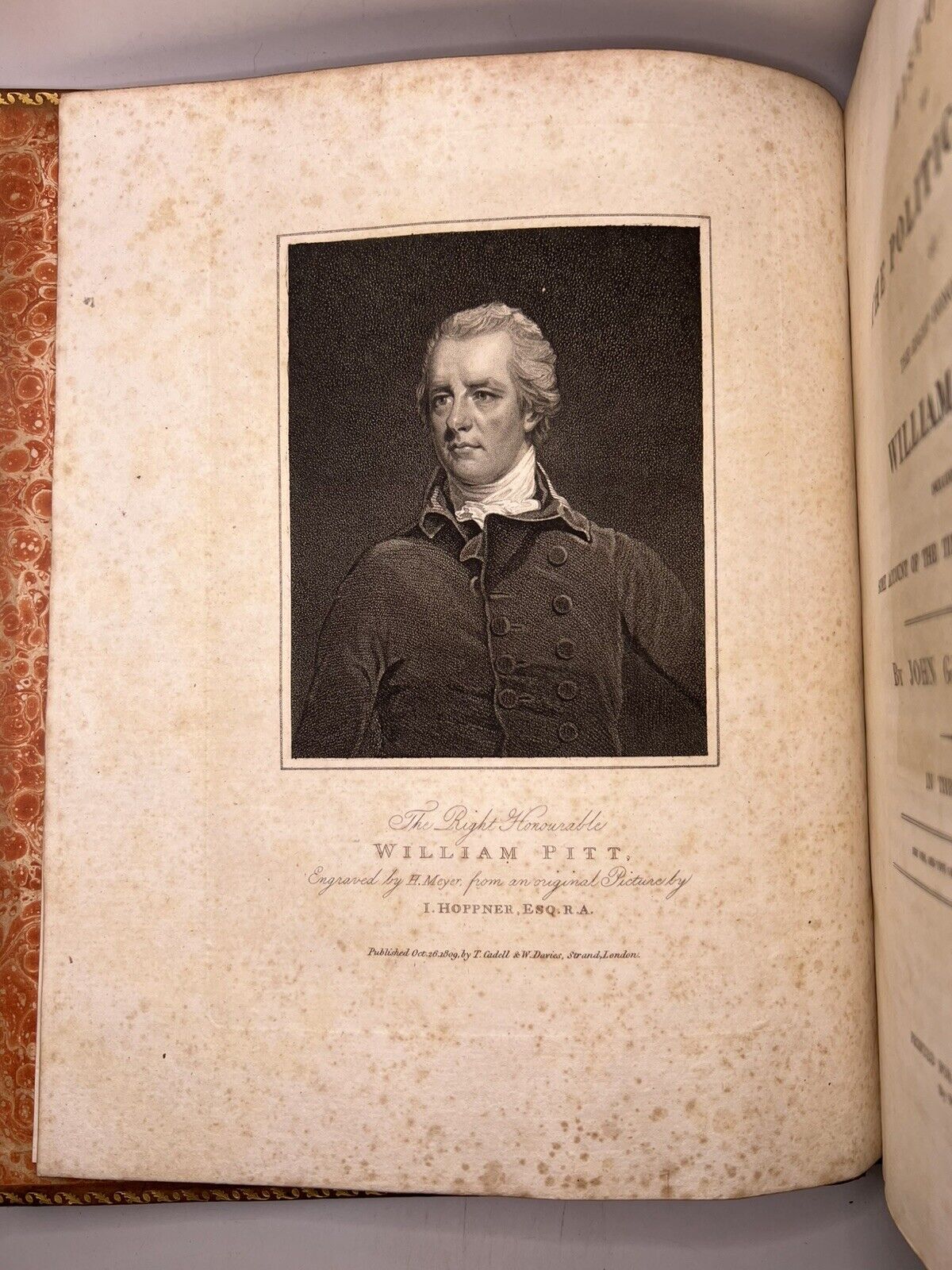 A History of The Political Life of William Pitt by John Gifford 1809