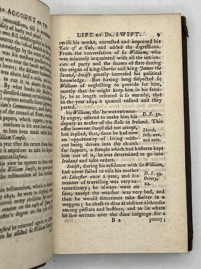 The Works of Jonathan Swift 1765-1779 in 26 Vols with Letters & Supplement