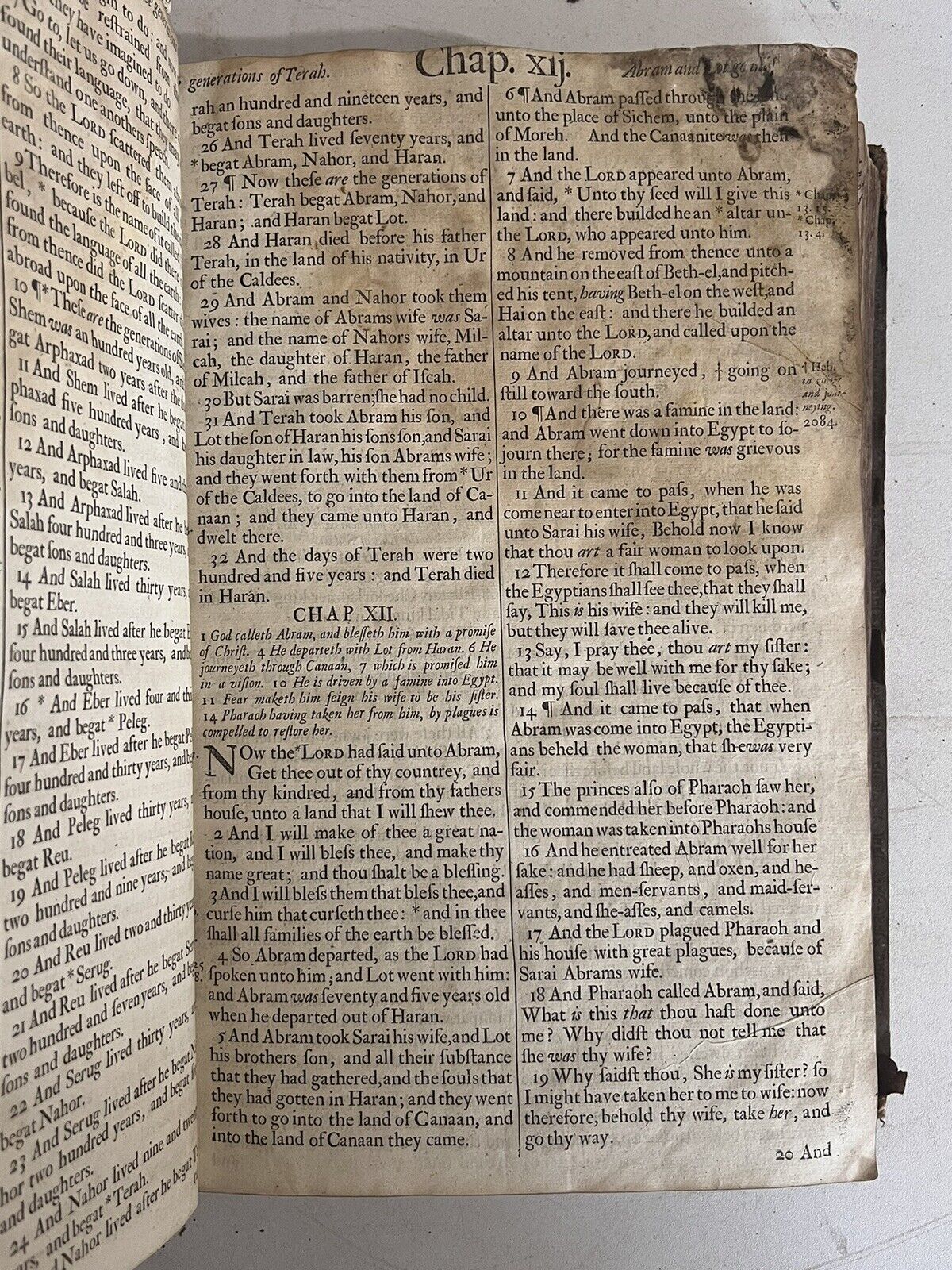 Antique King James Bible 1685