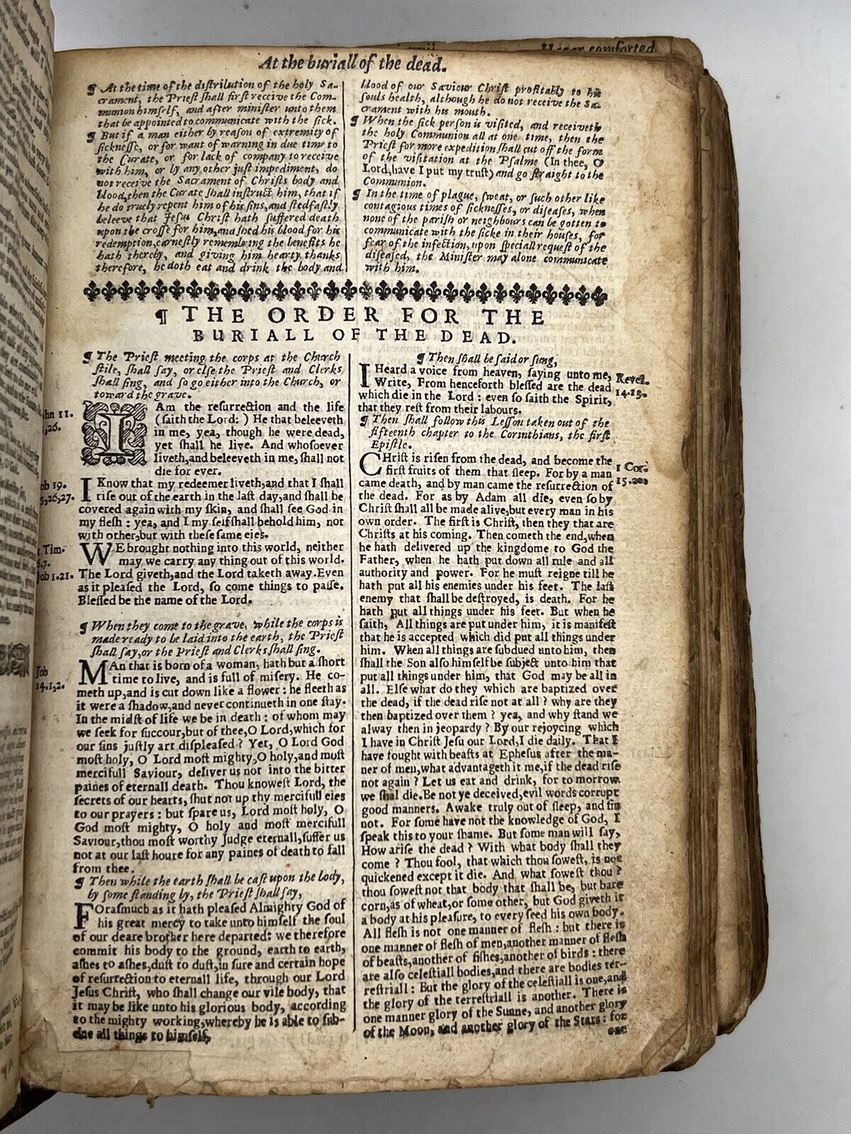 Antique King James Bible 1636-7