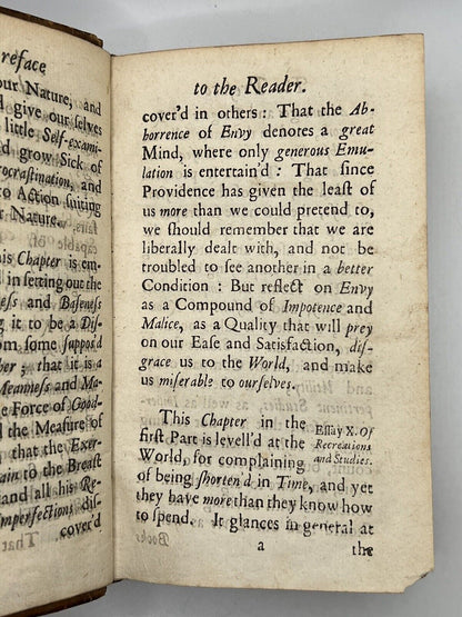 The Gentleman's Library: Rules for Conduct 1715 First Edition [George Berkeley]