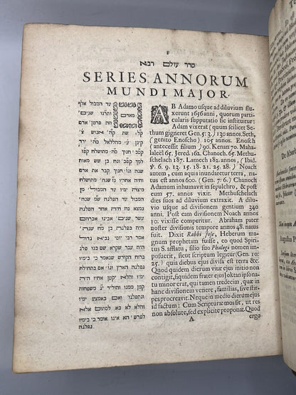 Midrash Chronology Johannes Meyer 1699 First Edition