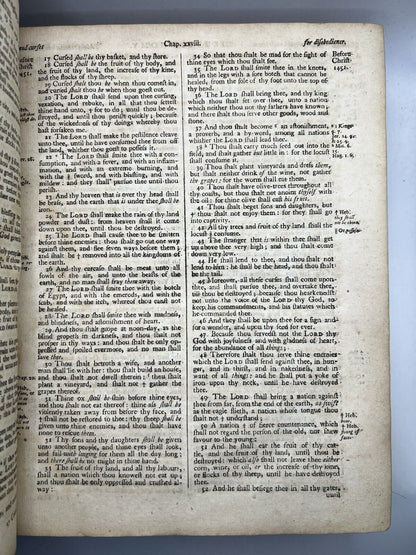 Antique King James Bible 1763